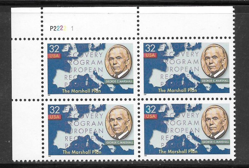 #3141 MNH Plate Block