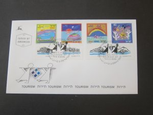 Israel 1989 Sc 1007-10 FDC