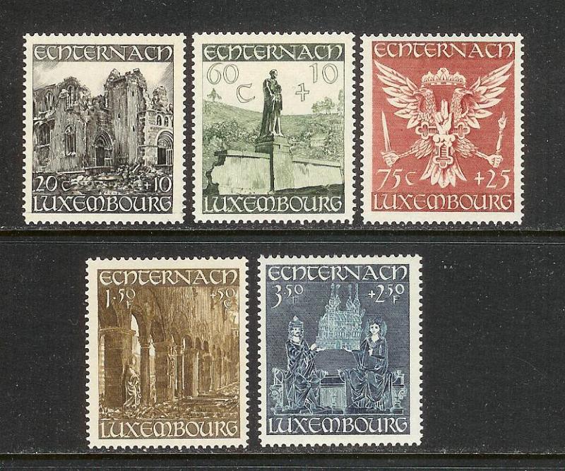 Luxembourg B137-141 MNH