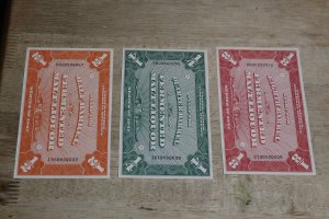 US BEER STAMPS - REA190, REA191, REA192 MINT NH FRESH VF NO GUM AS ISSUED SCARCE