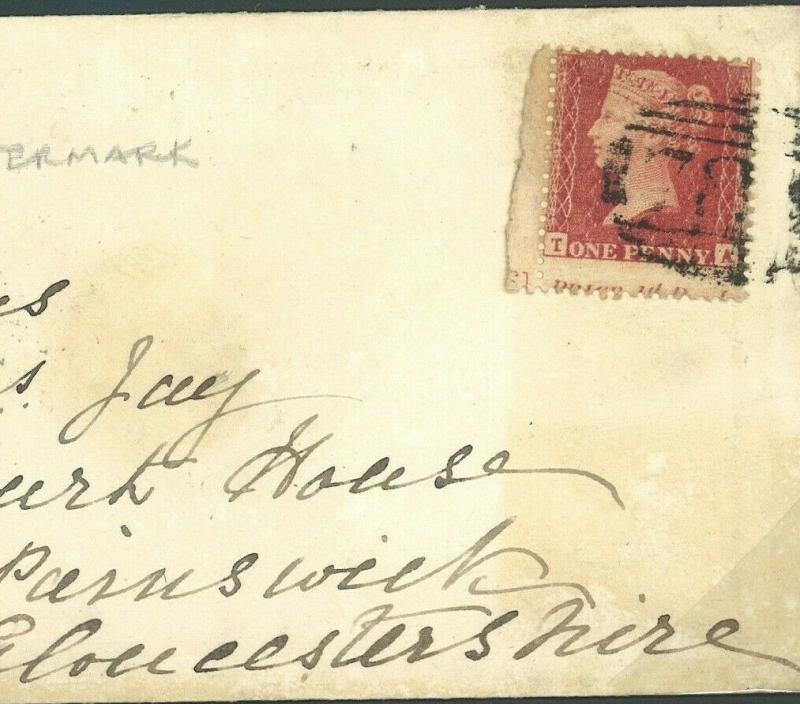 GB RARE SG.40 Cover CORNER MARGINAL Plate 61 TA WATERMARK ERROR New Find RRR MC9 