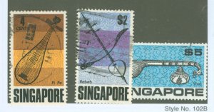 Singapore #108-110 Used Multiple