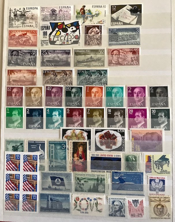 Worldwide: Lot MNH Stamps Mostly Spain