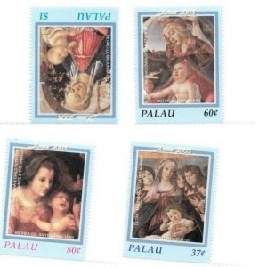 Palau 2003 - Christmas Art - Set of 4 Stamps - Scott #741-2 - MNH