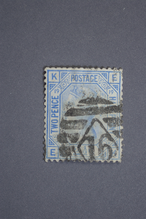 Great Britain #68 2 1/2 Pence 1880 watermarked orb plate 19