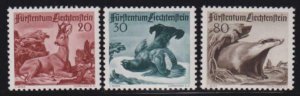 Liechtenstein 1950 SC 243-245 MNH 