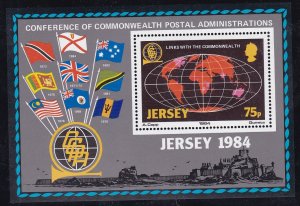 Jersey 329, MNH souvenir Sheet - Commonwealth Tourism