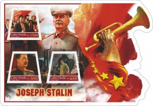 Stamps.Joseph Stalin  2020 year, 1+1 sheets MNH ** perforated