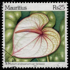 Mauritius #1000 Flowers Used CV$2.60