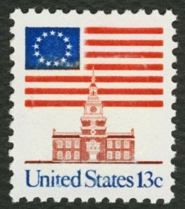 #1622C 13c Flag Over Independence Hall, Mint **ANY 5=FREE SHIPPING**