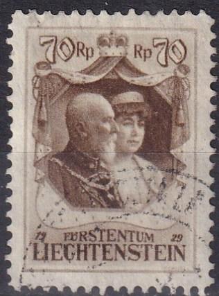 Liechtenstein #93 F-VF Used  CV $110.00  Z682