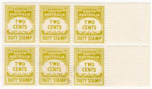 (I.B) Australia - South Australia Revenue : Duty Stamp 2c