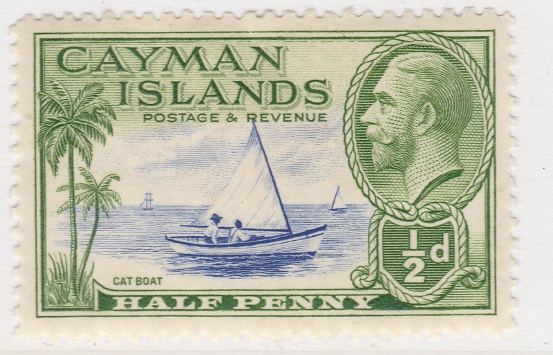 British Colony Cayman Islands 1935 1/2d MH* Stamp A22P19F8945