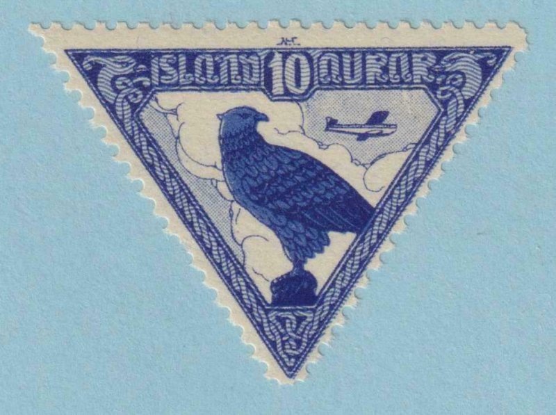 ICELAND C3 AIRMAIL  MINT NEVER HINGED OG ** NO FAULTS VERY FINE! - IHM