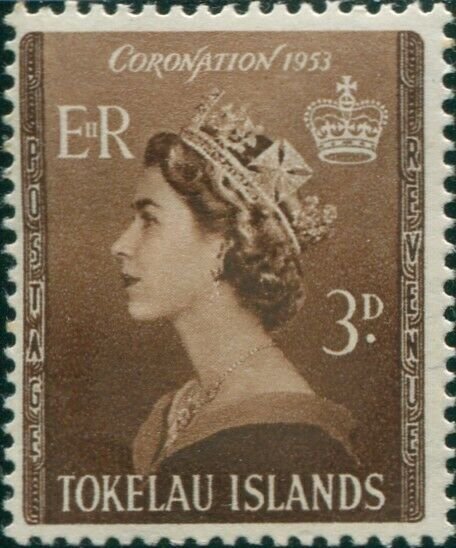Tokelau 1953 SG4 3d Coronation MNH