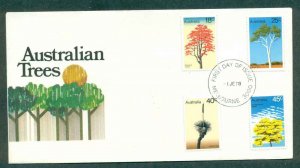 Australia 1978 Australian Trees Melbourne FDC lot50799