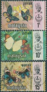 Malaysia Perak 1971 SG172 MNH and SG176-177 Butterflies (3)FU