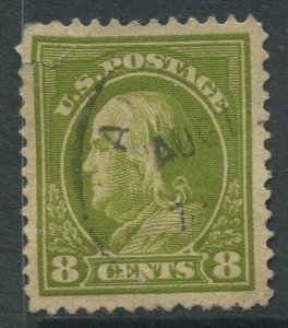 STAMP STATION PERTH USA #414 Franklin Issue  Used 1912 - 1914