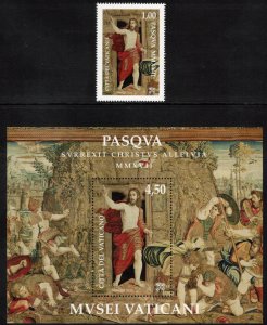 VATICAN CITY 2017 Easter; Scott 1648-49; MNH