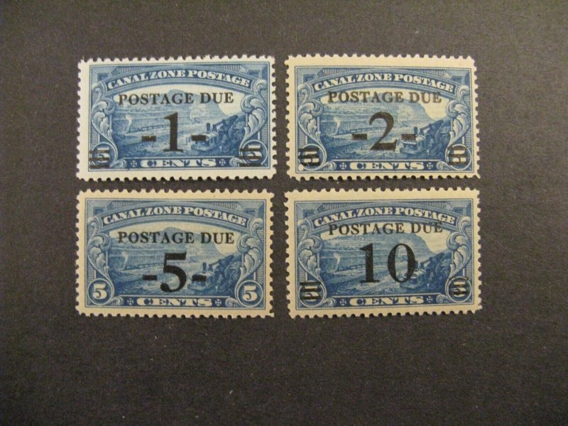 Canal Zone #J21-4 Mint Hinged OG  p2403.4779