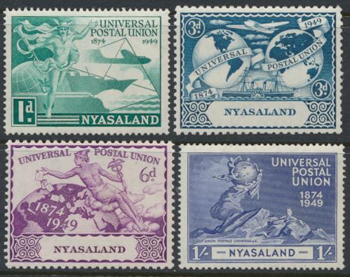 Nyasaland SG 163-166  SC# 87-90 Mint Never Hinged UPU  see details 