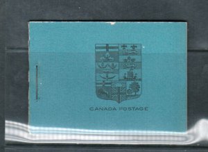 Canada Booklet #10b Very Fine Mint English Complete