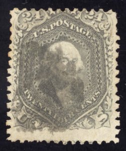 US Scott 78 Used 24c lilac George Washington Lot F069 bhmstamps