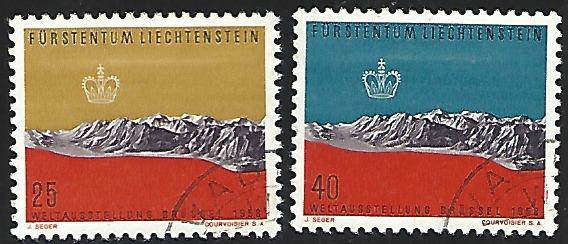 Liechtenstein #324-325 Used Full Set of 2