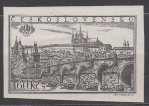 Czechoslovakia Scott #719e 1955 MNH Imperforated