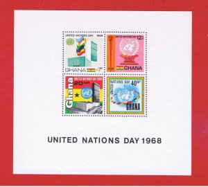 Ghana #347a  MNH OG    UN  Souvenir Sheet   Free S/H