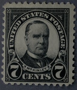 United States #559 7 Cent McKinley OG