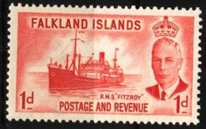 Falkland Islands 1952 Ships MNH