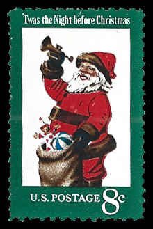 PCBstamps   US #1472 8c Christmas, Santa Claus, MNH, (9)