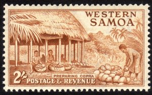 1952, Samoa 2Sh, MH Sc 211