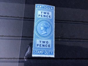 Antigua 1870 Mint never hinged two pence BF2 Duty Stamp Ref 56493