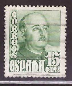 Spain Scott 752 Used Franco stamp