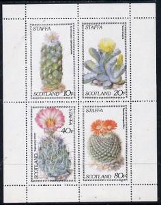 Staffa 1979 Cacti perf  set of 4 values (10p to 80p) unmo...