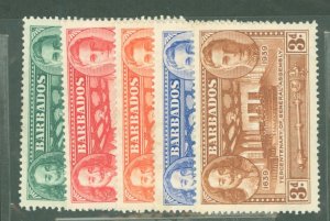 Barbados #202-206  Single (Complete Set)