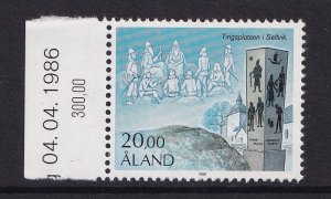 Aland islands  #22  MNH  1986  definitive set  20m  ancient court site