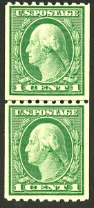 U.S. #486 MINT LINE PAIR OG NH