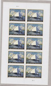 US 4873 Express Mail USS Arizona Memorial $19.99 sheet 10 MNH 2014