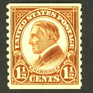 U.S. #598 MINT OG NH