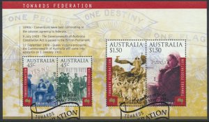 Australia SG MS1981  SC# 1838b Used w/FD cancel Commonwealth see scan