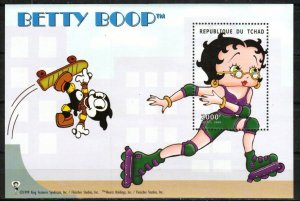 Chad Stamp 858  - Betty Boop on roller blades