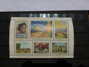 1969 Sweden(Sverige) SC #821(a-f)Paintings by Ivan Agueli M(NH)