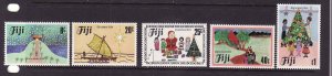 Fiji-Sc#518-22-unused NH set-Christmas-id3-1984-