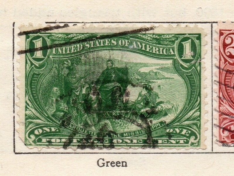 United States 1898 Early Issue Fine Used 1c. NW-257481