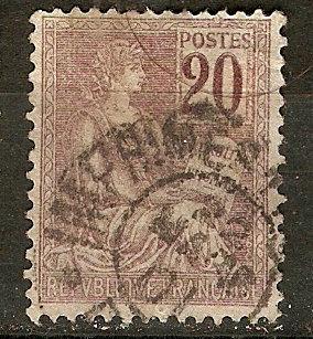 France 118 Y&T 113 Used F/VF 1900 SCV $9.00