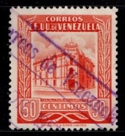 Venezuela - #660 Post Office, Caracas - Used