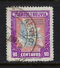 BOLIVIA C108 VFU MAP Z4635-9